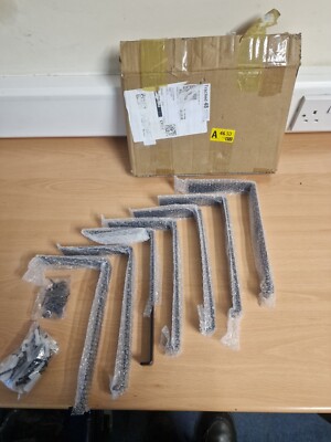 7 x Regalträger Rustikal Schwerlast Industrie Gerüstbrett