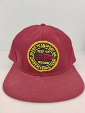 Vintage New Era USA MADE Sharp Transport Freight TN Patch Trucker Hat snapback