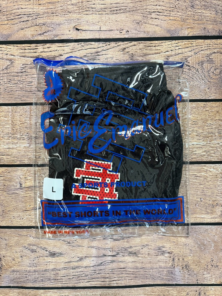 NEW Eric Emanuel EE Basic Short (SS24) Black/Red AUTHENTIC Size S