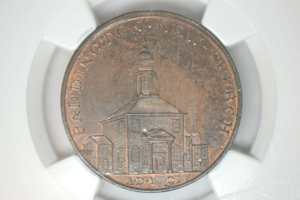 Great Britain: 1797 Halfpenny- D&H 617-  Middlesex-Skidmore's-  NGC MS-64 BN - Image 4 of 4