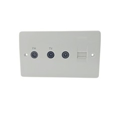 MK 2G TV Aerial socket FM Diplexer with Single TV & Secondary BT Output