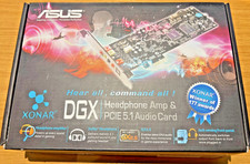 ASUS XONAR DGX Sound Card 5.1 Channel PCI Express Audio Adapter Unused