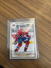 2024-25 UD Series 2 Montreal Canadiens Logan Mailloux OPC Glossy Gold RC #OPC-42