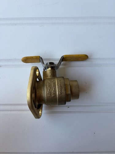 Webstone The Isolator 1-1/4" Sweat x Rotating Flange Ball Valve NOS