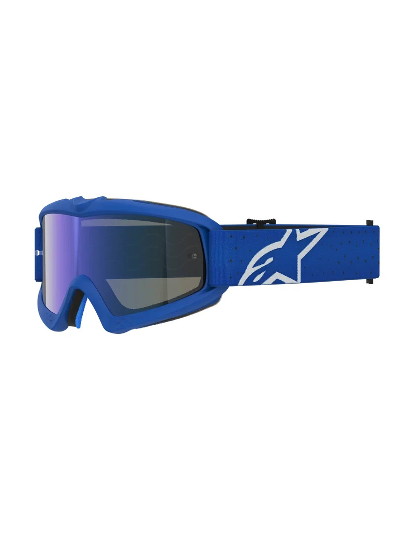 Alpinestars Youth Vision VESTA MX Goggles (Blue/White) Mirror Blue Lens - Image 5