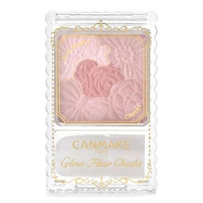 Made in JAPAN CANMAKE 14 Rose Tea Glow Fleur Wangen mit Pinsel + Tracking Nummer