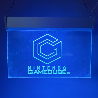 Led Gamecube Sign Nintendo Game Cube Night Light Neon Sign for Game Room Shop Store Man ...