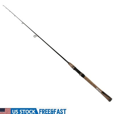 6'6'' Medium Power Graphite Spin Fishing Rod Fast Action Lightweight Freshwater