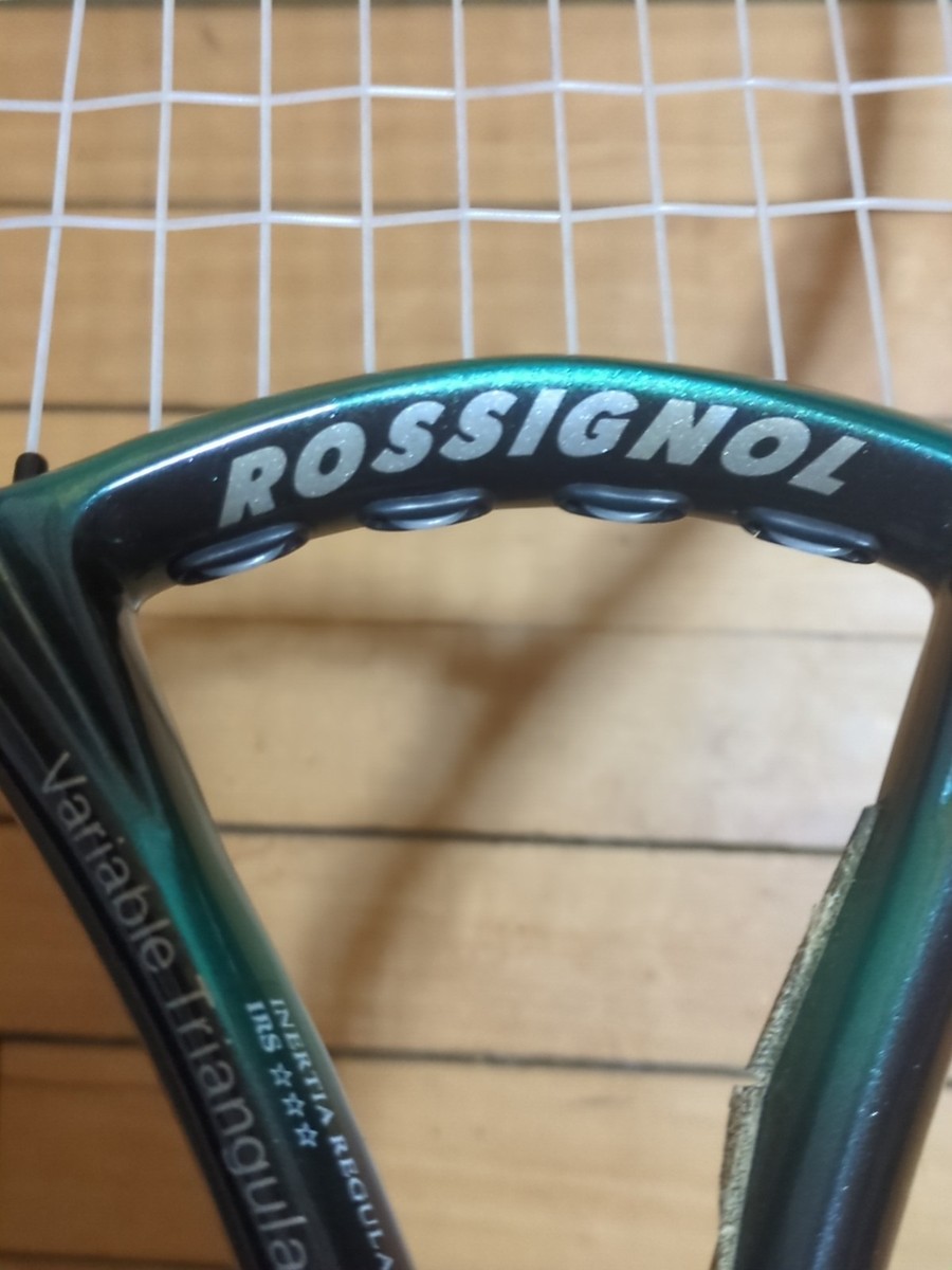 Vintage Rossignol Vectris 9000 D. P. Tennis Racket Green Black W
