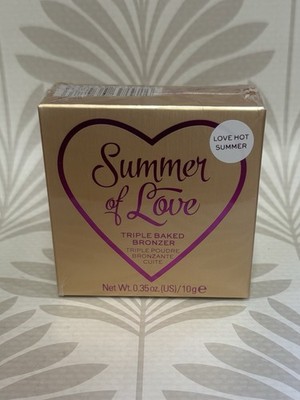 Makeup Revolution Summer of Love Triple Baked Bronzer- Love Hot Summer NEW SEAL