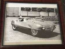 Alfa Romeo Collectible Framed Photos Set Of 8 Vintage Black And White And Color!