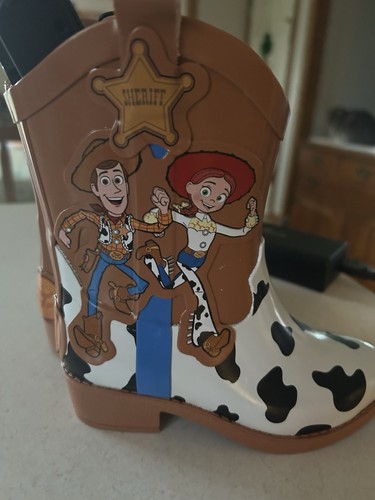 Brand New - Little Girls Toy Story Rain Boots Sz. 7-8 - Picture 1 of 5