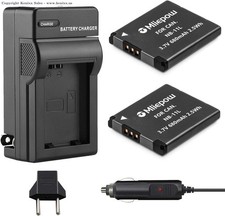 NB-11L/NB-11LH Battery 2-Pack and Charger kit Compatible with Canon PowerShot