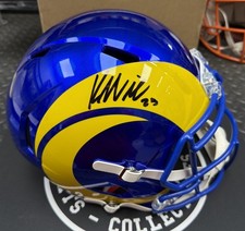 Kyren Williams Autographed Los Angeles Rams F/S Speed Replica Helmet-BAS COA