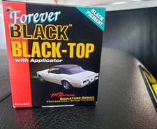 Forever Black Black Top Gel Convertible Top Restorer Vinyl Plastic Recolor Kit