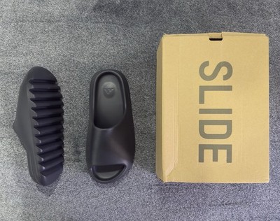 adidas Yeezy Slide Black Men's Comfort Rubber Casual Summer Slide Sandals