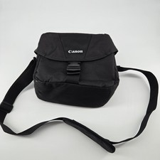 Canon DSLR Camera Shoulder Bag Padded Case Adjustable Dividers Black