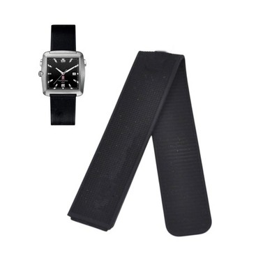 Professional Golf Watch WAE1110 22mm Black Rubber Watch Strap For Tag Heuer