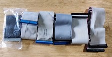 Lot 9 2 Device IDE Cable 40 Pin Parallel ATA/PATA Ribbon Cables Connectors