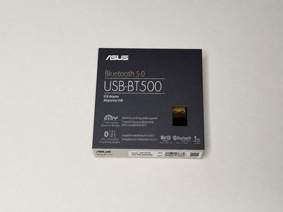ASUS USB-BT500 Bluetooth 5.0 USB Adapter Dongle for PC Windows 10 - NEW Open Box