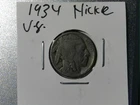 4 Buffalo /Indian Head Nickels - 1934, 1935, 1936, 1937 Very good +  Condition