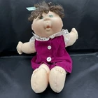 CPK Cabbage Patch Kids Doll 1995 Black Hair  Blue Eyes Plus Outfit 12 Inch