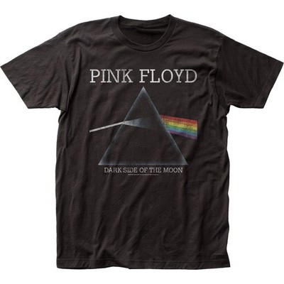 Pink Floyd The Dark Side Of The Moon Distressed Mens T Shirt Music Classic Black