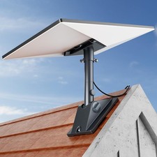 Starlink Gen 3 Mount Kit, Heavy-Duty Aluminum Roof/Wall Silver