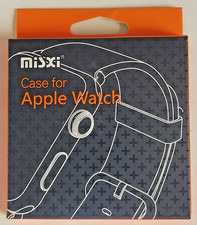 Misxi Case For Apple Watch Series 6, SE, 5, 4 44mm, 2-Pack Clear/Transparent 
