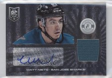 2013-14 Totally Certified Rookie Jerseys Matthew Nieto Matt #238 Auto 2d8