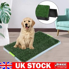 Dog Pet Potty Grass Puppy Training Portable Mat Toilet Large Loo Pad Tray Indoor