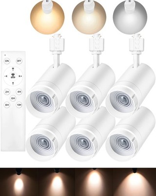 Zoomable 30W Track Lighting Heads,2700K-6500K Stepless Dimming H Dimmable Rai...