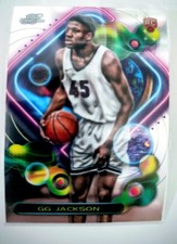 Topps 2023-24 Cosmic Chrome GG Jackson Rookie #190 Memphis Grizzlies