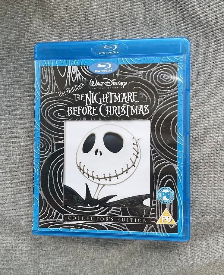 The Nightmare Before Christmas Disney Tim Burton Collector's Edition Blu Ray