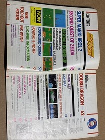 Nintendo Power 1st Issue Super Mario bros 2 Contra NES W Zelda Poster July 1988