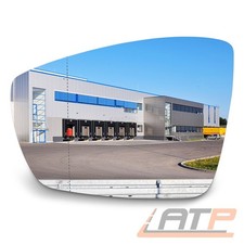 SPIEGELGLAS AUßENSPIEGEL LINKS ASPHÄRISCH FÜR SKODA E-CITIGO VW POLO 6R UP!