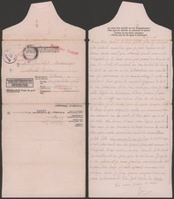 Germany WWII 1943 - POW Letter Stalag VI A to Belgium - Censor EP5