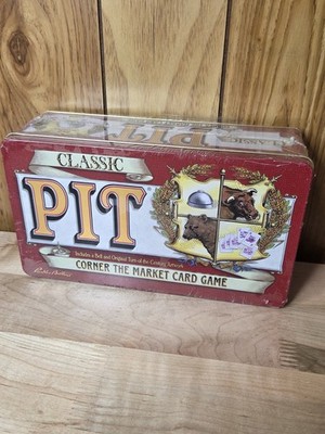 Classic PIT Corner the Market Card Game with Bell in Tin Box New Sealed