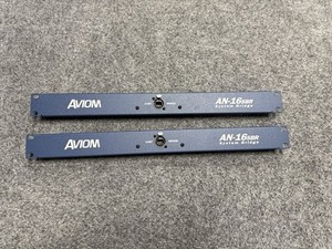 Aviom AN-16SBR Net-System Bridge Pair Tested Working Used