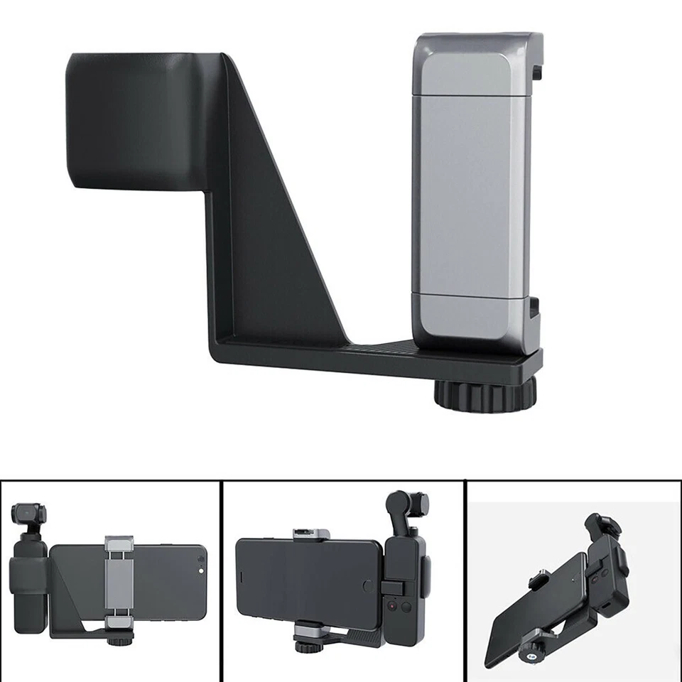 Aluminum + ABS Smartphone Clip Holder Set Stand For DJI Osmo Pocket Camera - Image 3 of 4
