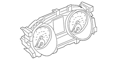 Genuine Volkswagen Instrument Cluster 3CN-920-850-A