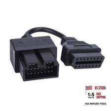 20 Pin OBD to 16 Pin Female OBD2 Car Diagnostics Adapter OBD 1 Connector Cable