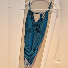 Elegant Teal Women's One Piece Bathing Suit