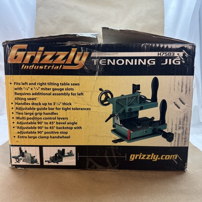 #ad GRIZZLY H7583 Tenoning Jig New Open Box $155.00