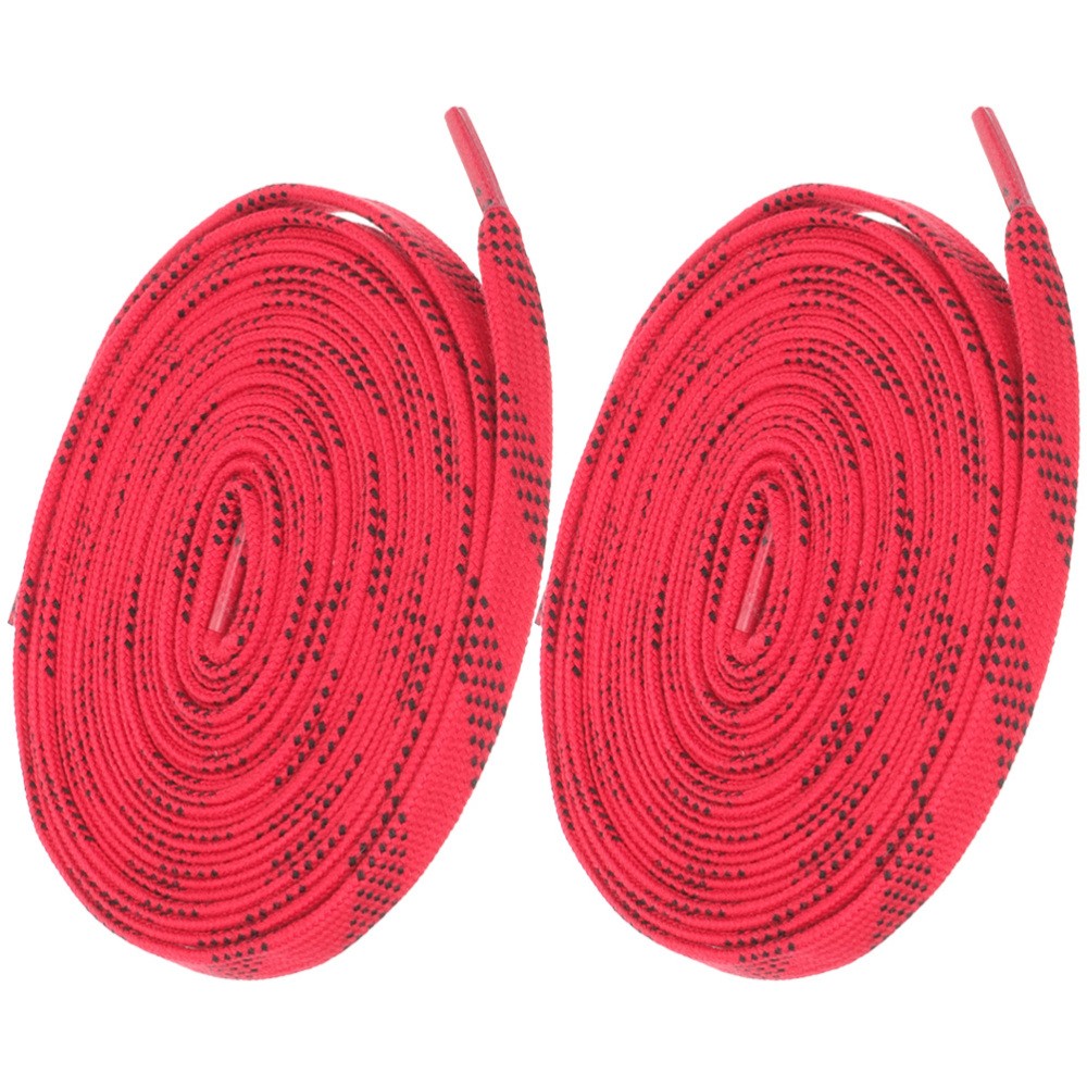 APL 2 paia lacci per scarpe da hockey pattinaggio su ghiaccio pattini cerati poliestere sport