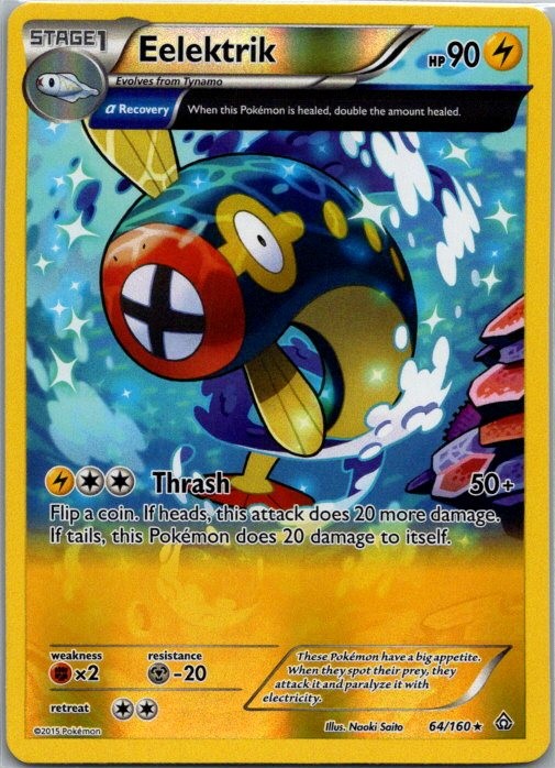 Eelektrik (Alpha) XY - Primal Clash 64/160 NM Reverse Holo