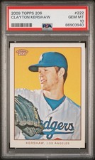 2009 Topps 206 #222 Clayton Kershaw PSA 10 GEM 💎 MINT LOS ANGELES DODGERS RARE
