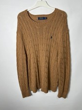 Vintage streetwear y2k Polo Ralph Lauren Cable Knit Sweater