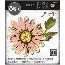 SIZZIX Stanzform Präge Stanzschablone Cutting Die, Blossom by Tim Holtz Blume