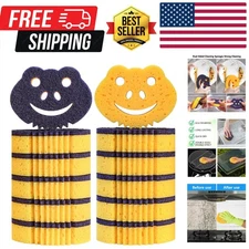 Vibrant Pink Heavy Duty Cleaning Sponges – 12 Pack, Dual-Sided Kitchen Essential